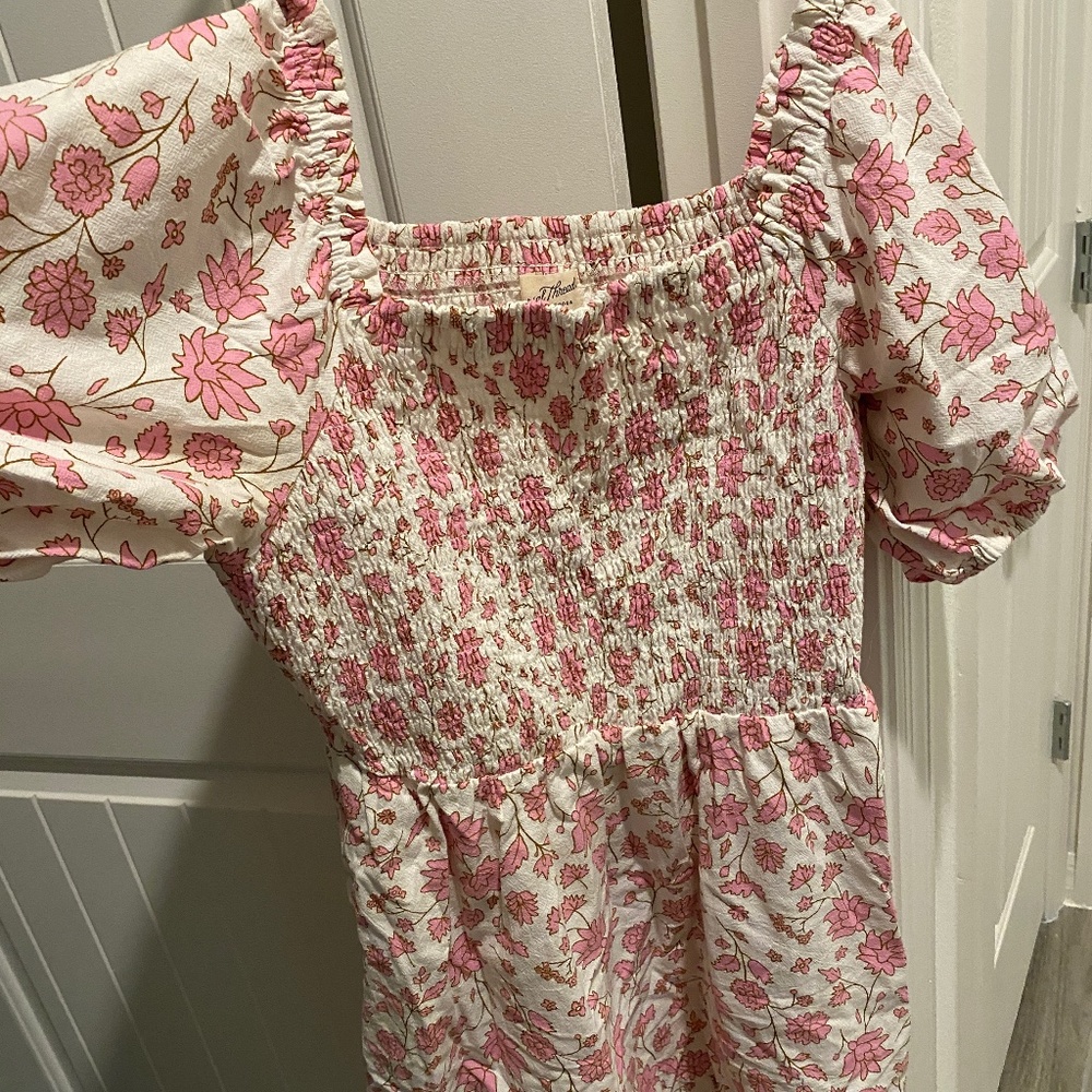 Universal Thread Pink Floral Print Summer Dress
